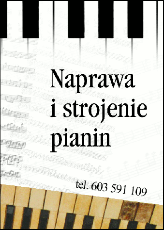 naprawa strojenie pianin Jacek Malinowski